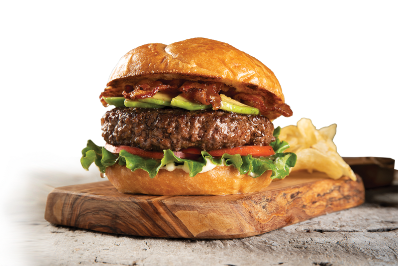 3119 Avocado Bacon Burger - -fade